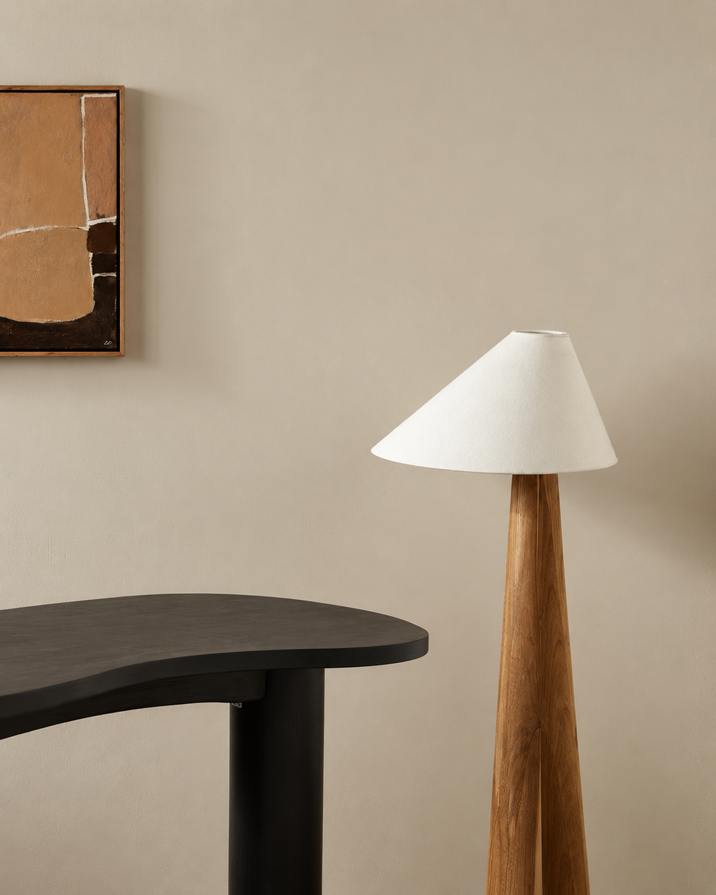 The Nara Floor Lamp — Conical