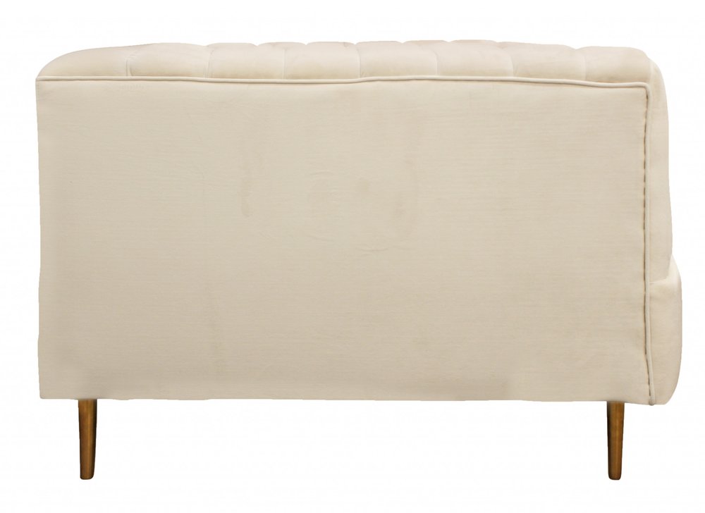 The Kin Sofa — Ivory Velvet