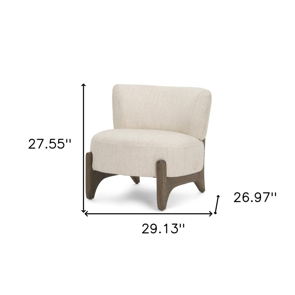 The Mei Slipper Chair — Cream