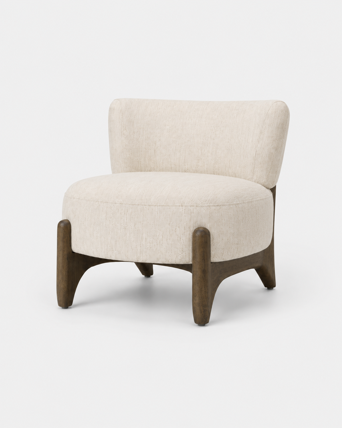 The Mei Slipper Chair — Cream