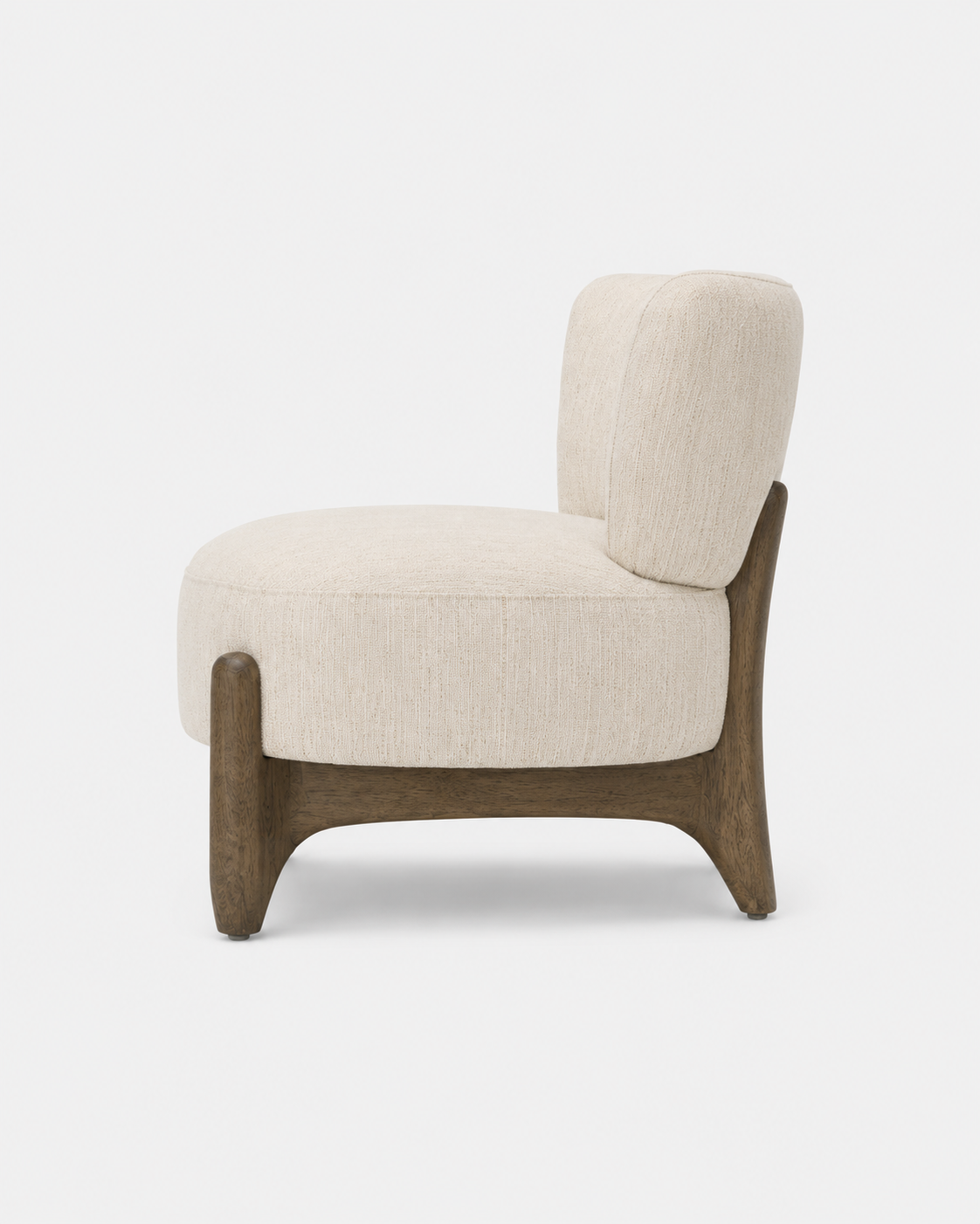 The Mei Slipper Chair — Cream