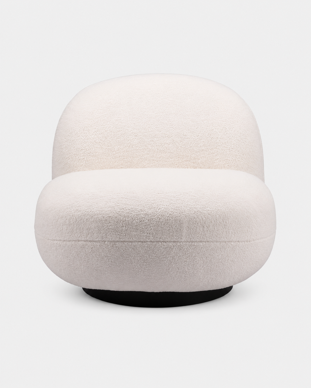 The Kaori Slipper Chair — Cream Shearling