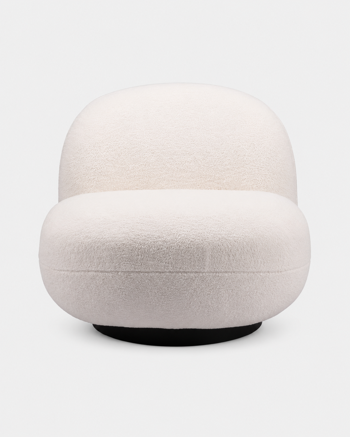 The Kaori Slipper Chair — Cream Shearling