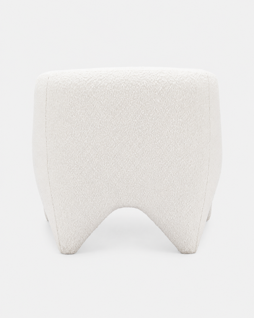 The Fuyu Accent Chair — White Shearling
