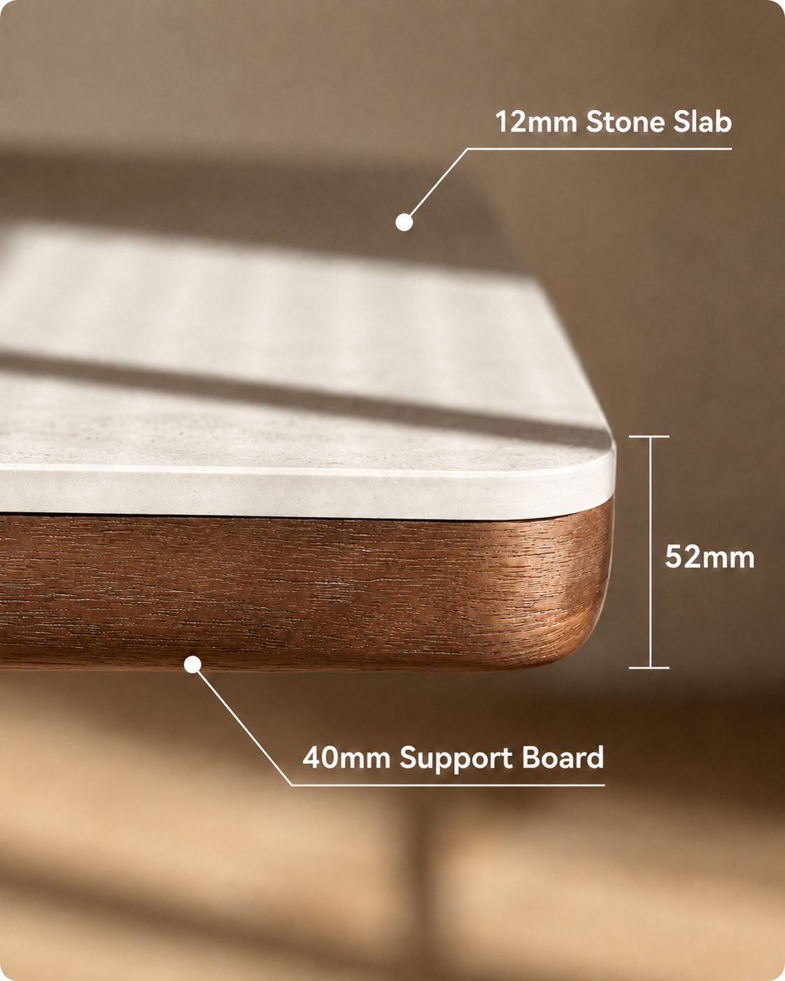 The Ishi Dining Set — Stone & Wood