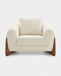The Nami Accent Chair — Cream Sherpa