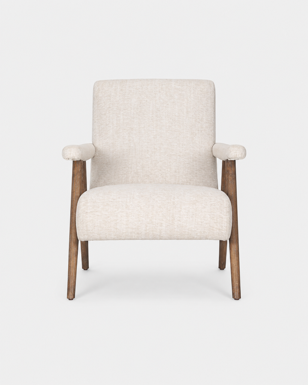 The Rin Accent Chair — Cream Linen