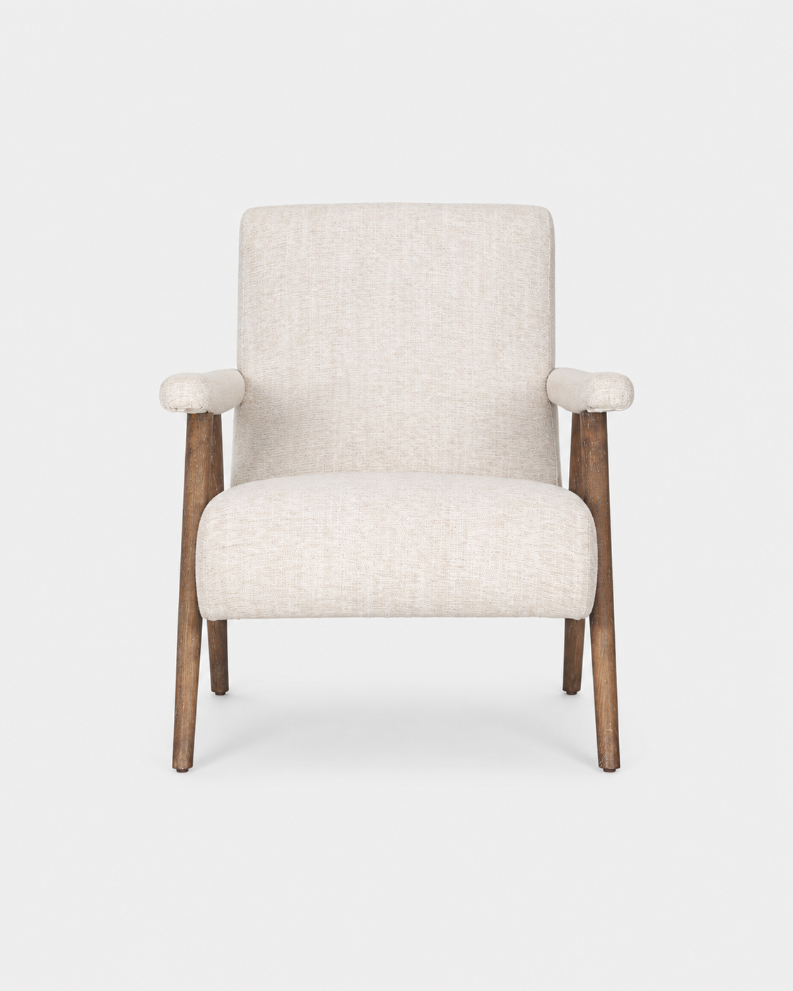 The Rin Accent Chair — Cream Linen