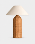 The Kago Table Lamp — Rattan