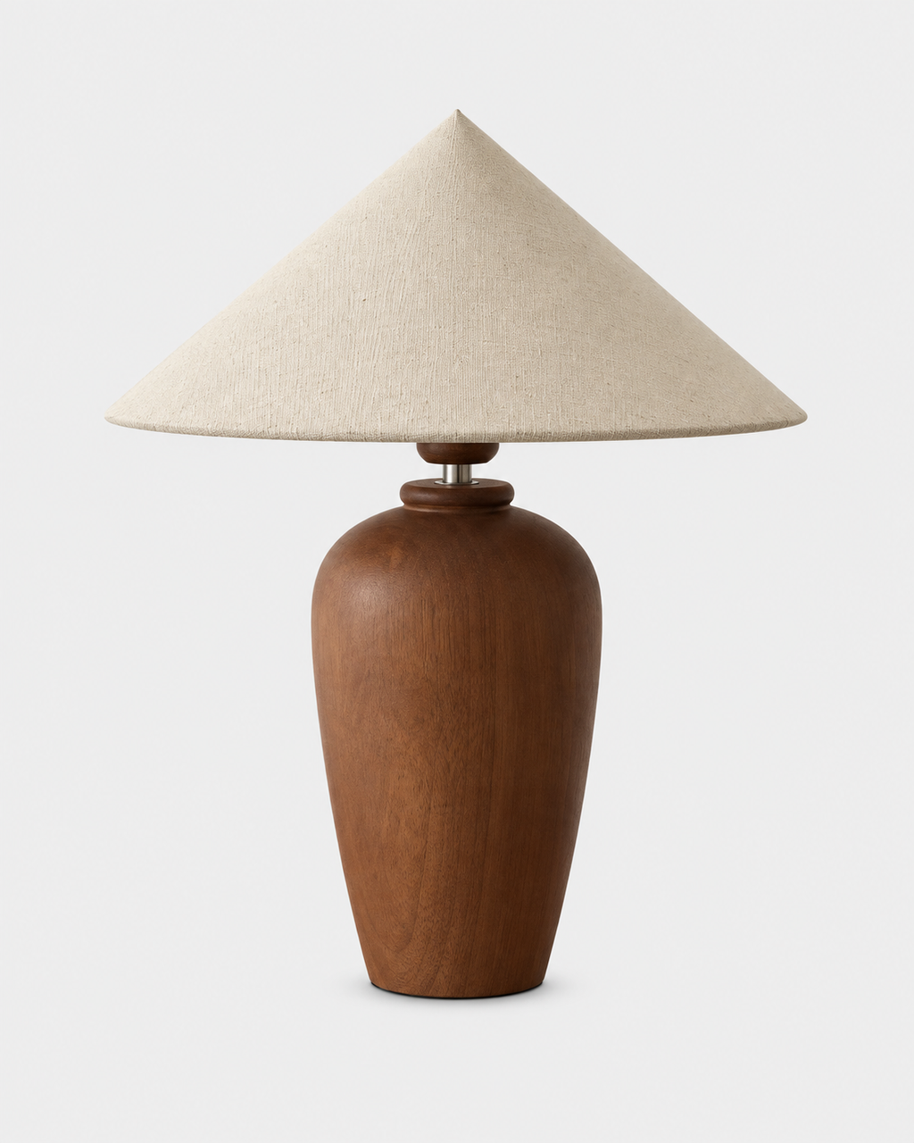 The Kuri Table Lamp — Walnut