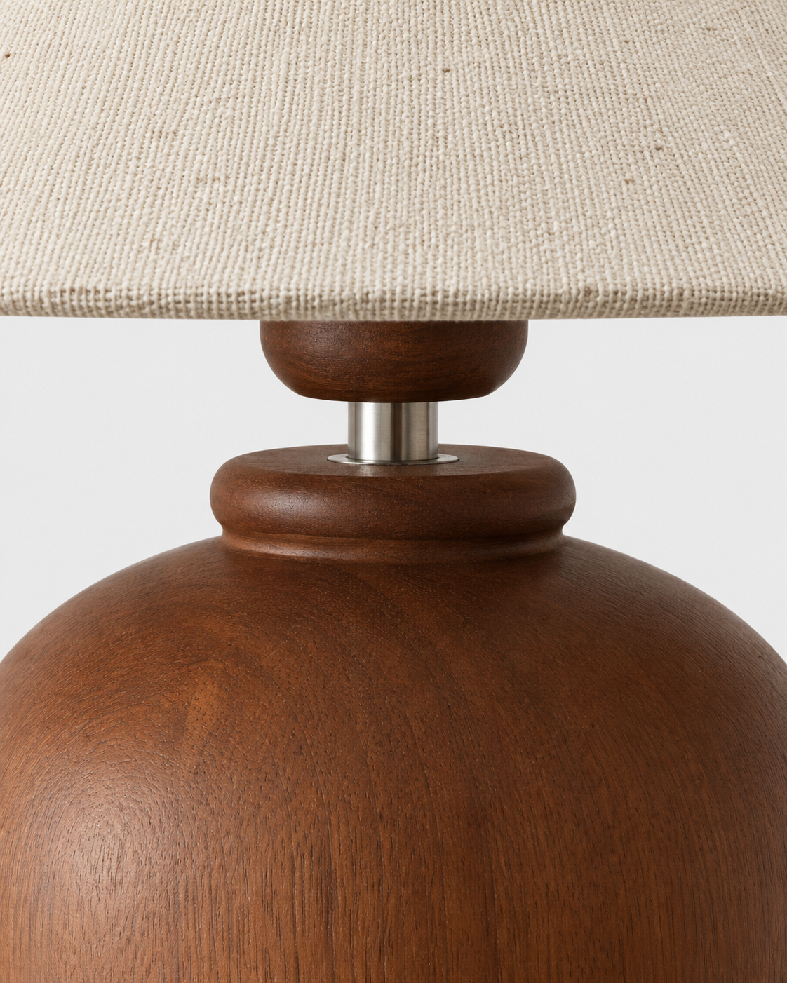 The Kuri Table Lamp — Walnut