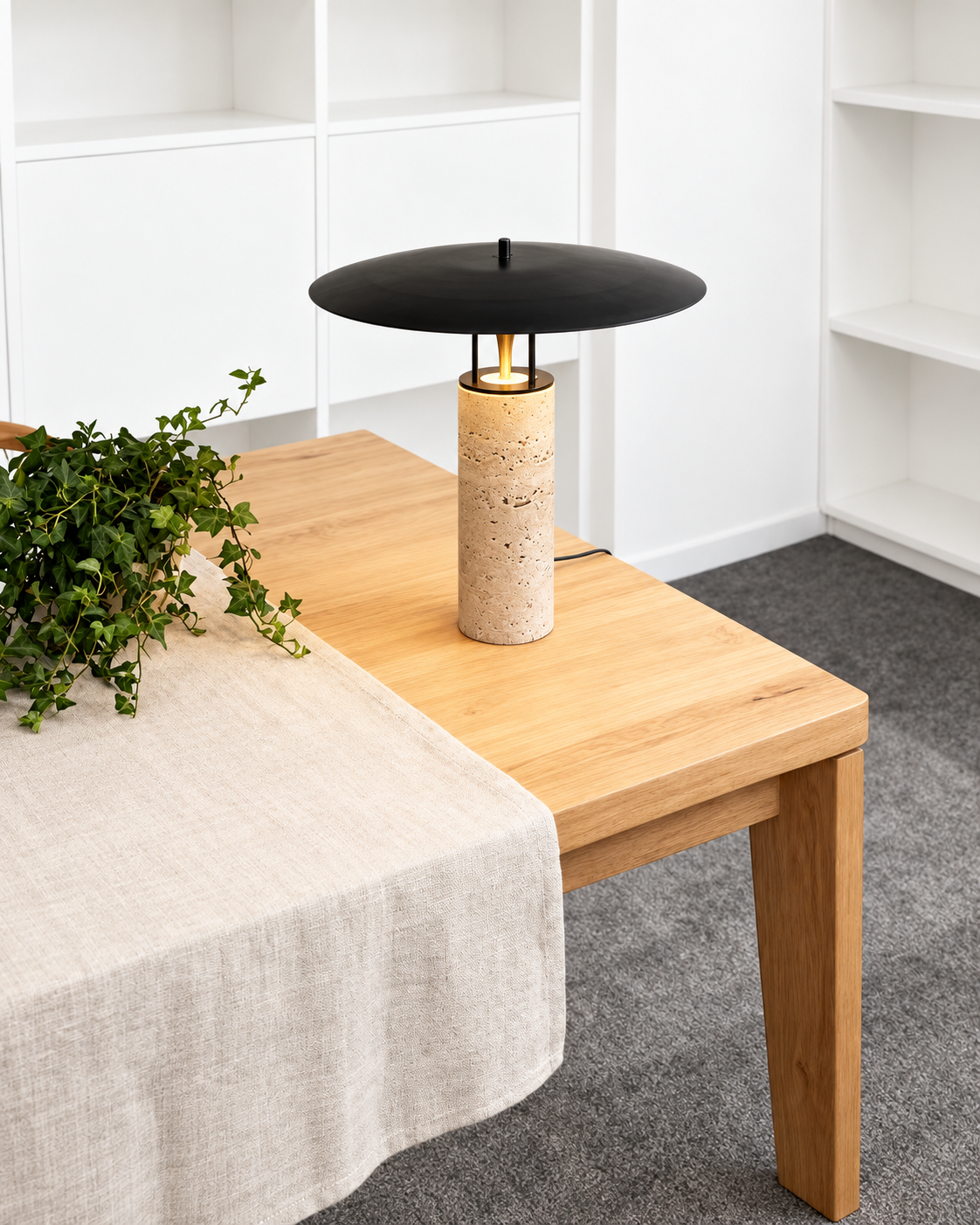 The Kage Table Lamp — Disc Shade