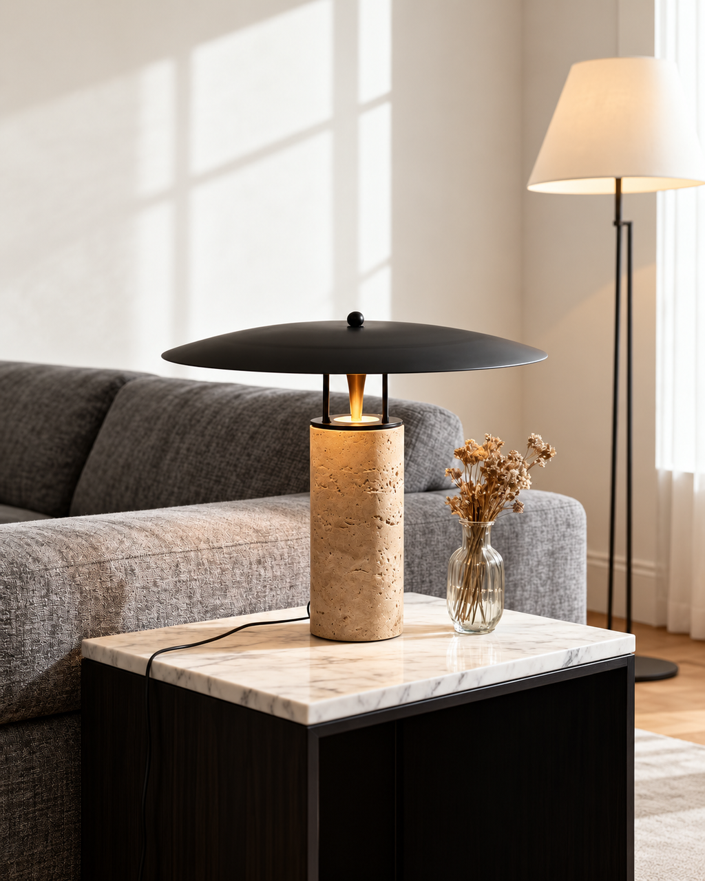 The Kage Table Lamp — Disc Shade