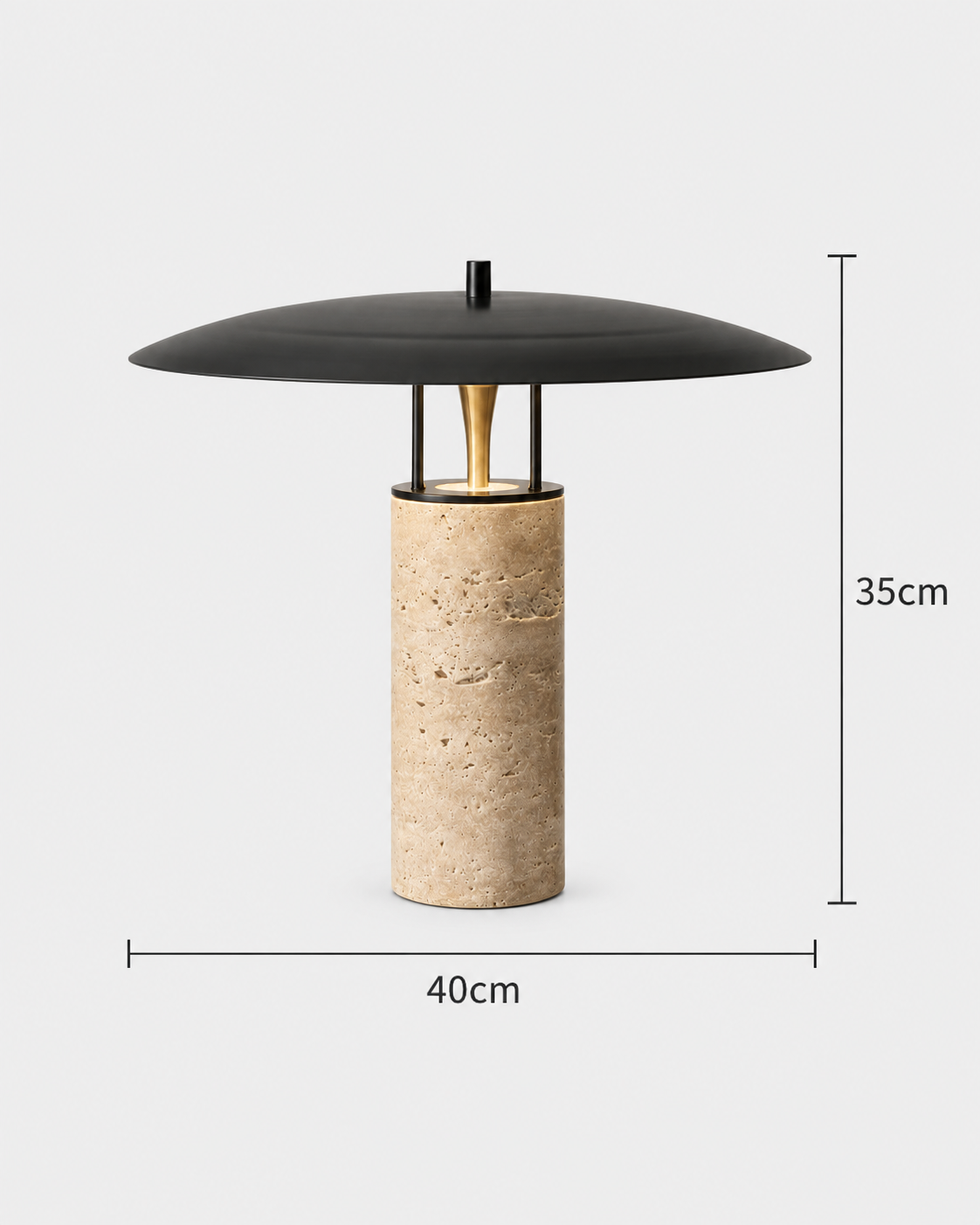 The Kage Table Lamp — Disc Shade