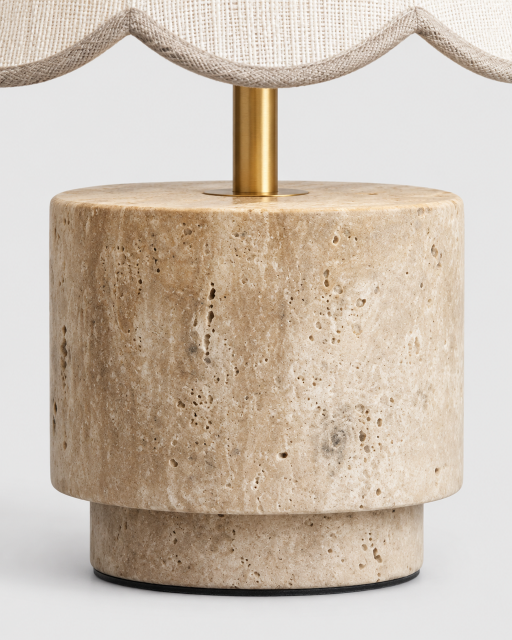 The Hana Table Lamp — Travertine