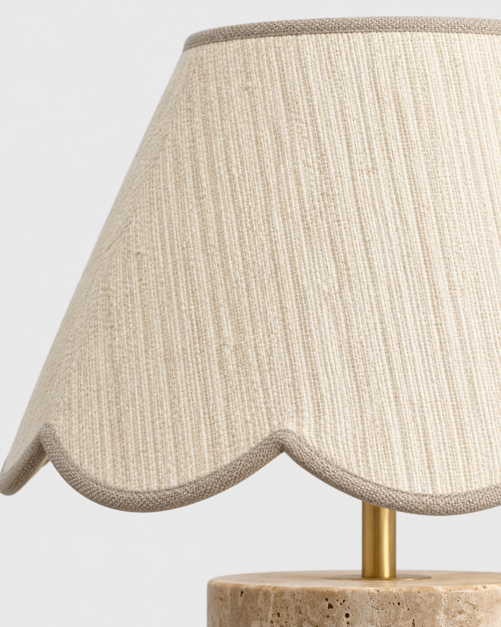 The Hana Table Lamp — Travertine