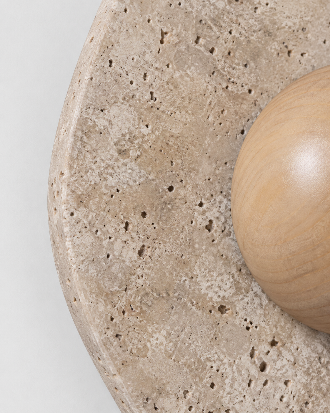 The Seki Wall Sconce — Travertine