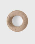 The Wa Wall Light — Travertine Ring