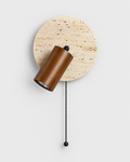 The Asa Wall Light — Travertine Reading Spot