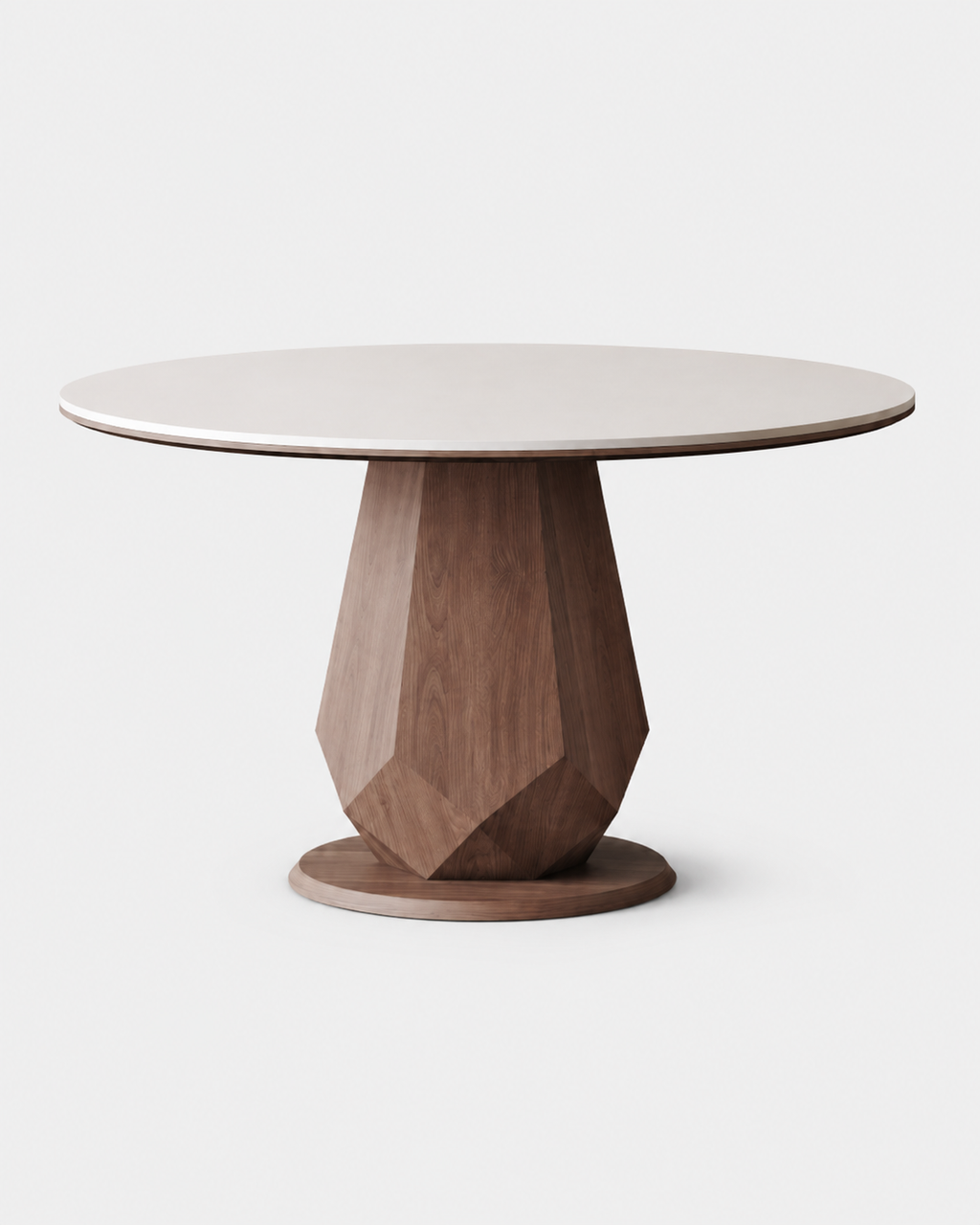 The Madoka Dining Table — Round Stone