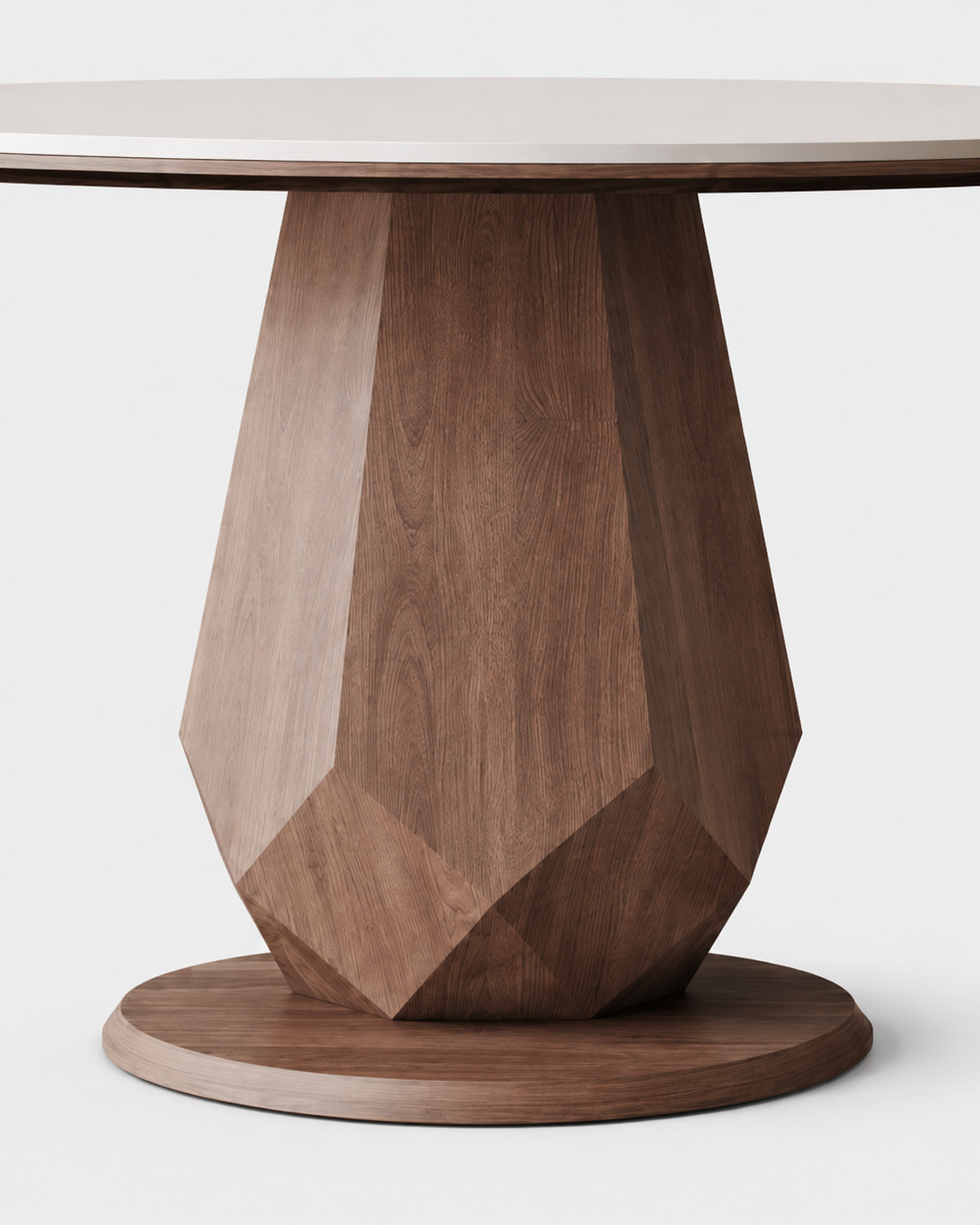 The Madoka Dining Table — Round Stone