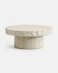 The Suna Coffee Table — Travertine