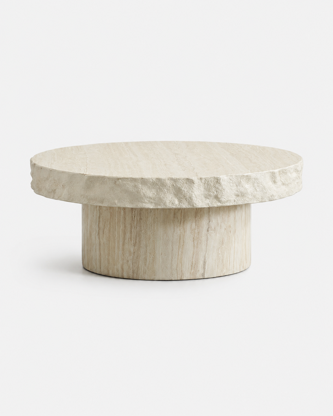 The Suna Coffee Table — Travertine