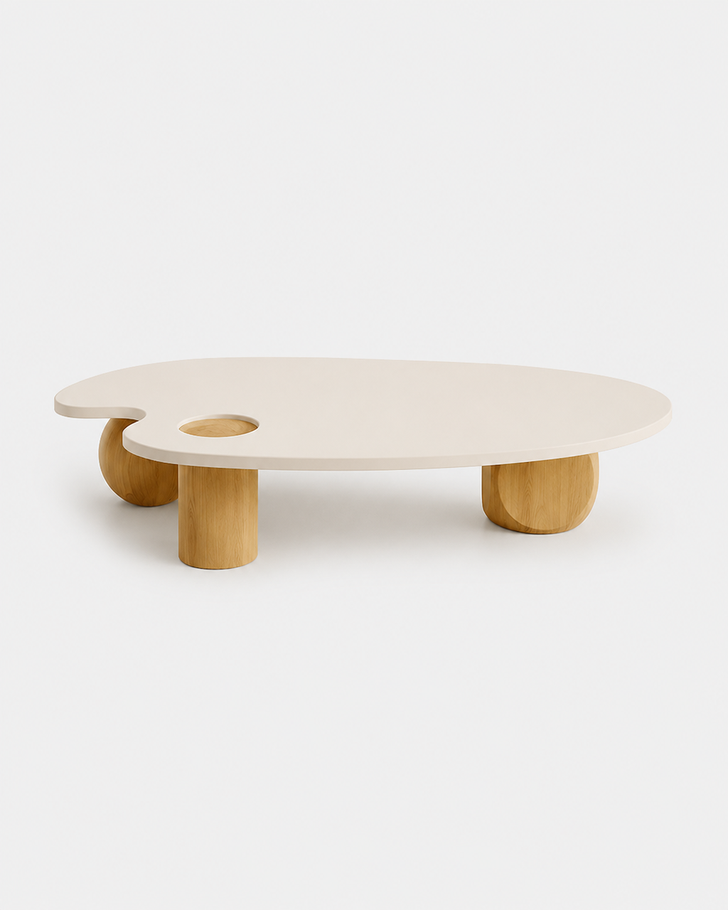 The Mizu Coffee Table — Oval Wood