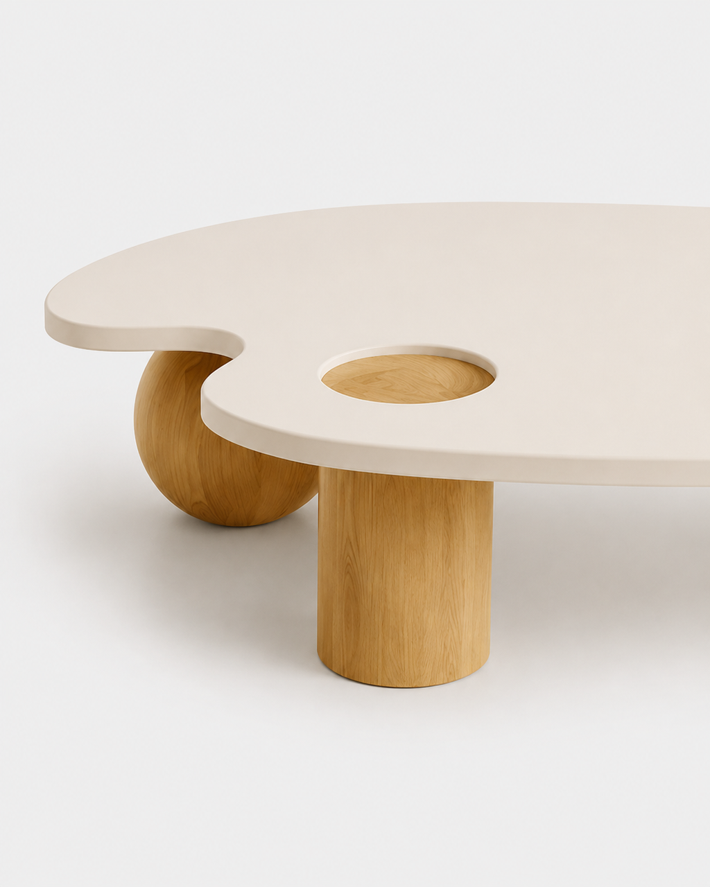 The Mizu Coffee Table — Oval Wood