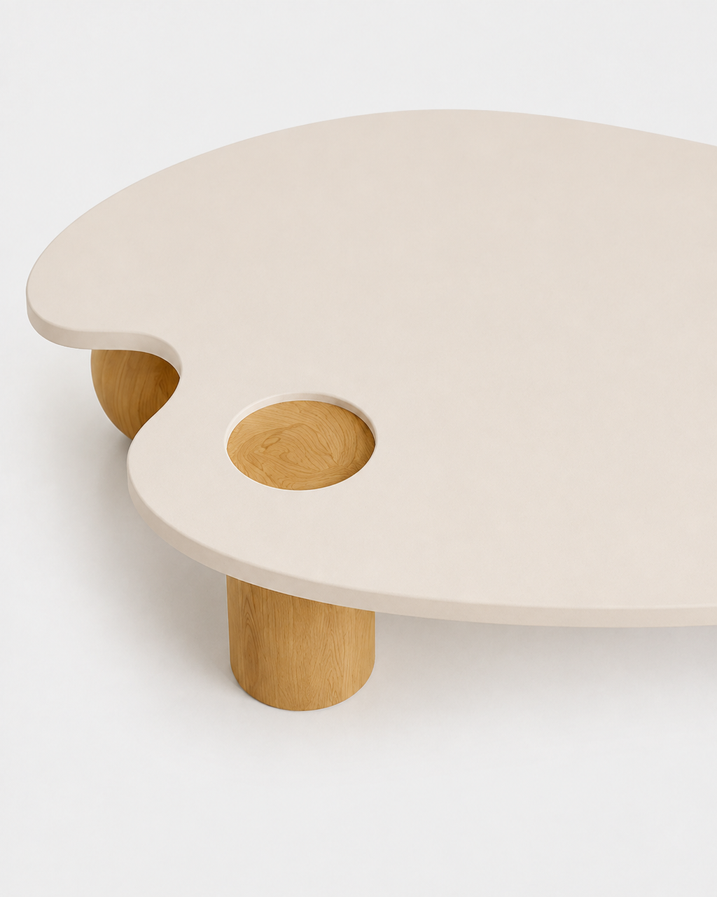 The Mizu Coffee Table — Oval Wood