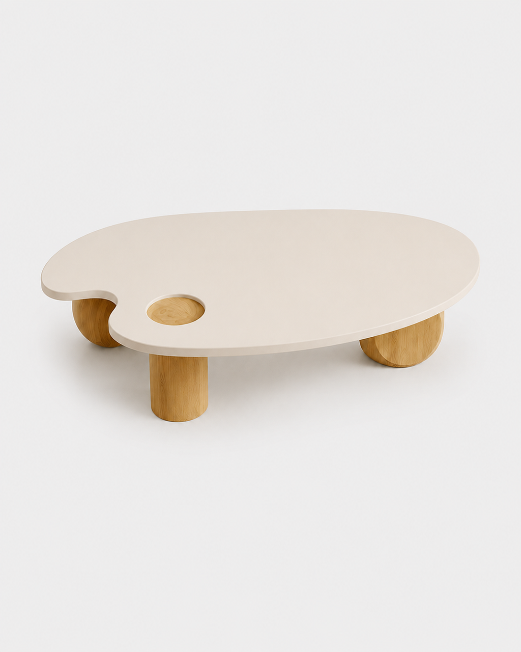 The Mizu Coffee Table — Oval Wood