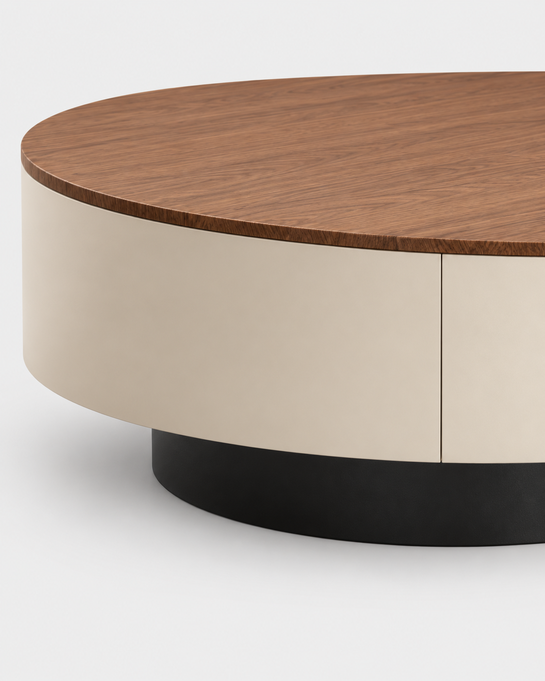 The Tomo Coffee Table — Rotating Storage