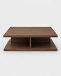The Sumi Coffee Table — Layered Walnut