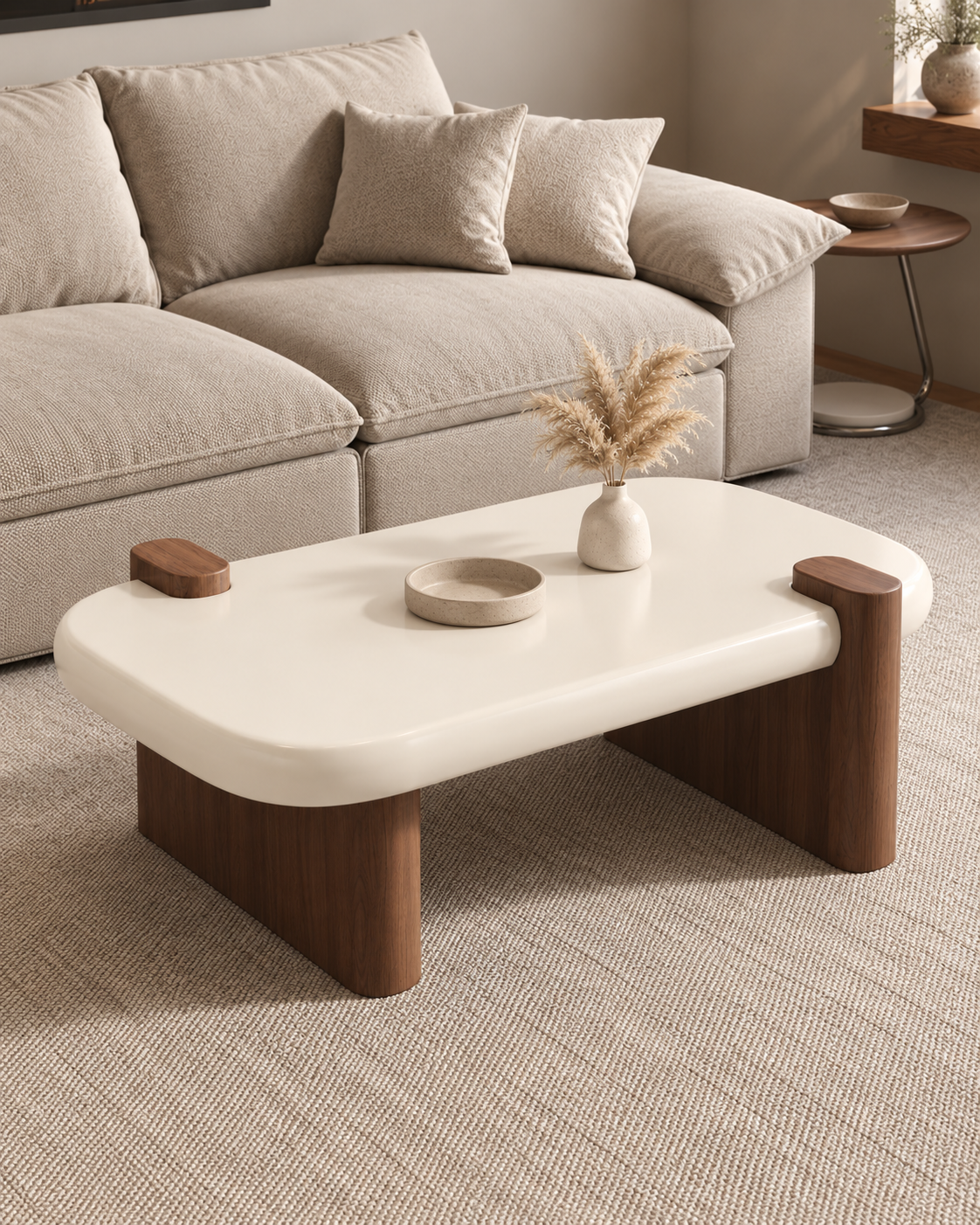 The Tana Coffee Table — Lacquered Top