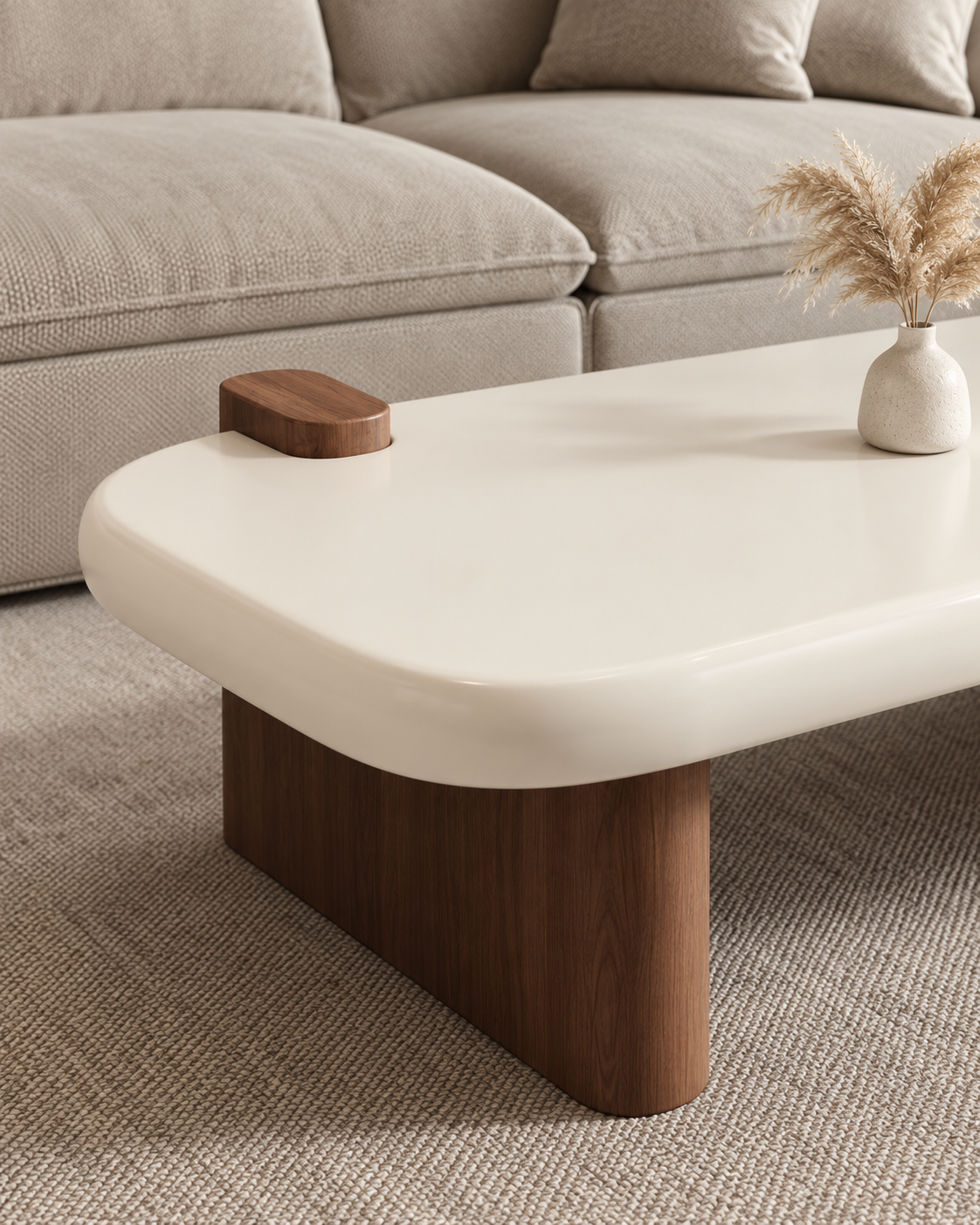 The Tana Coffee Table — Lacquered Top