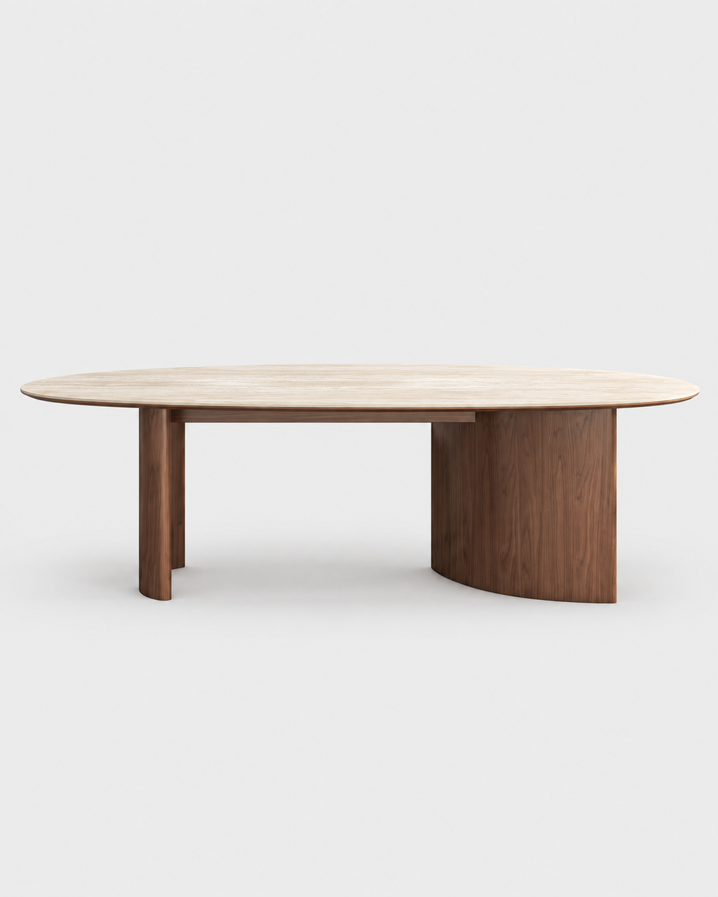 The Nagomi Dining Table — Oval Stone