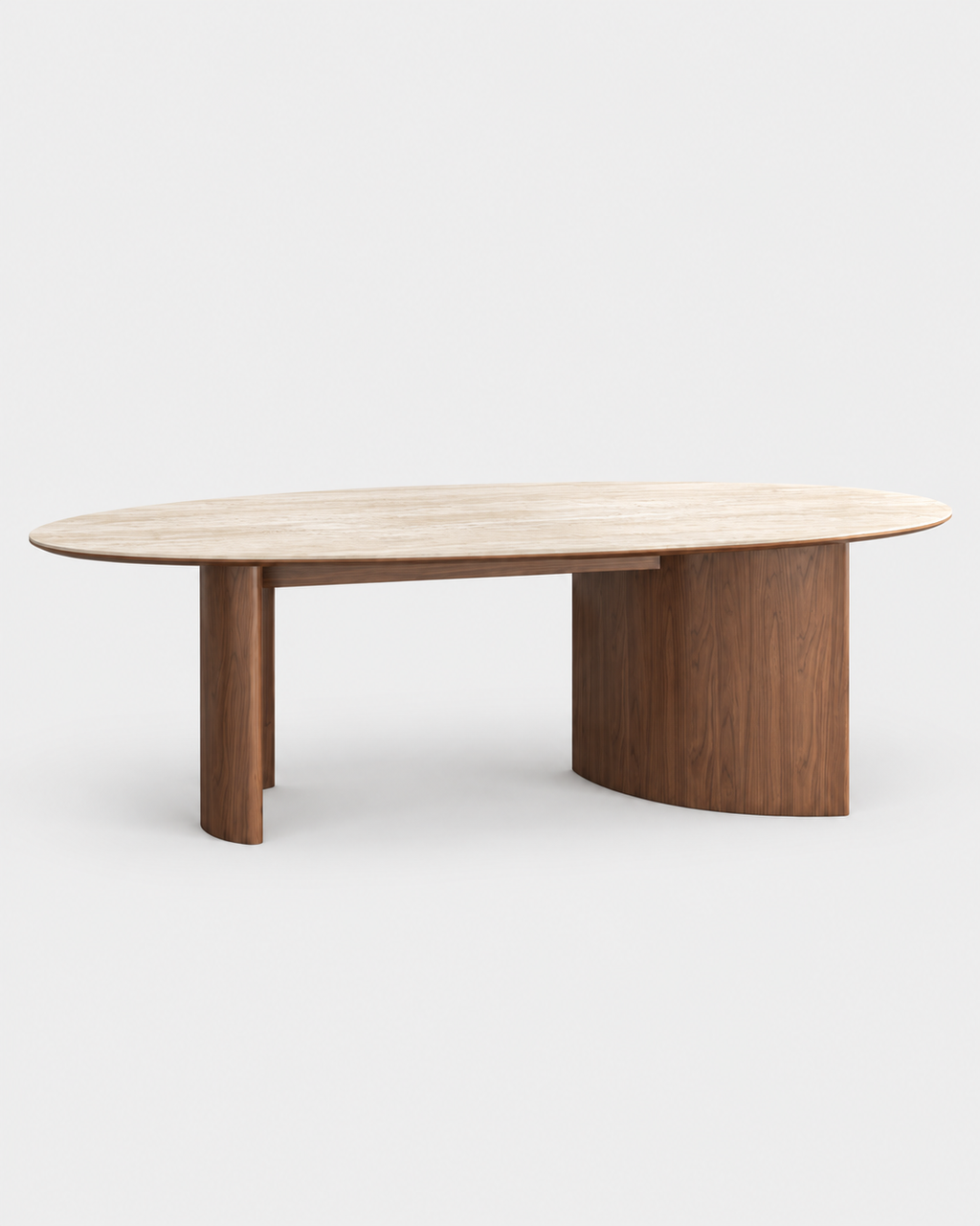 The Nagomi Dining Table — Oval Stone