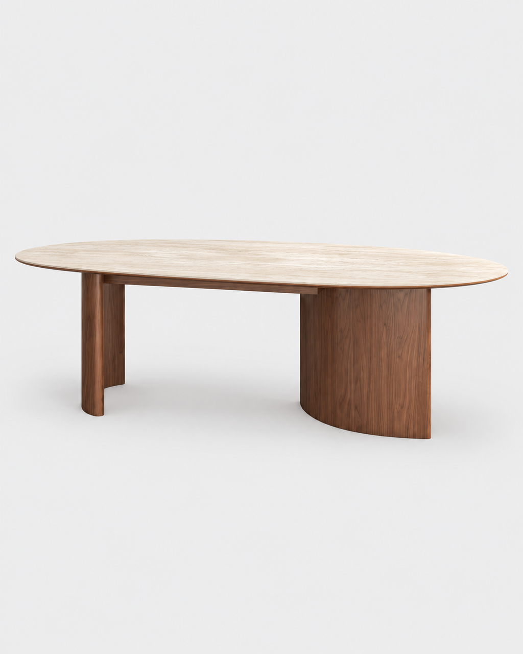 The Nagomi Dining Table — Oval Stone