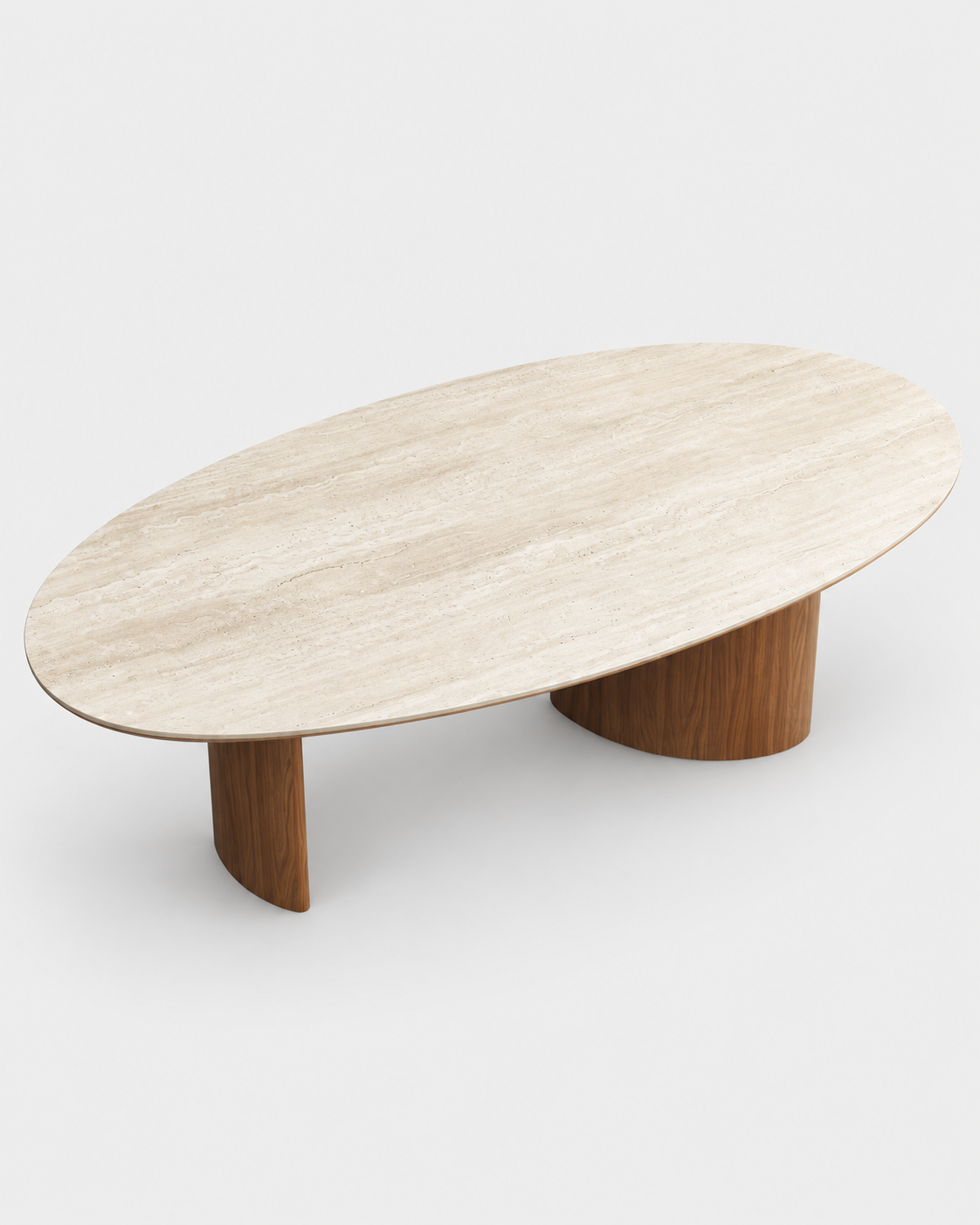 The Nagomi Dining Table — Oval Stone