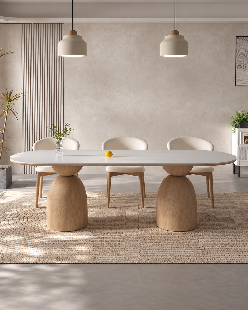 The Kiri Dining Table — Rock Slab