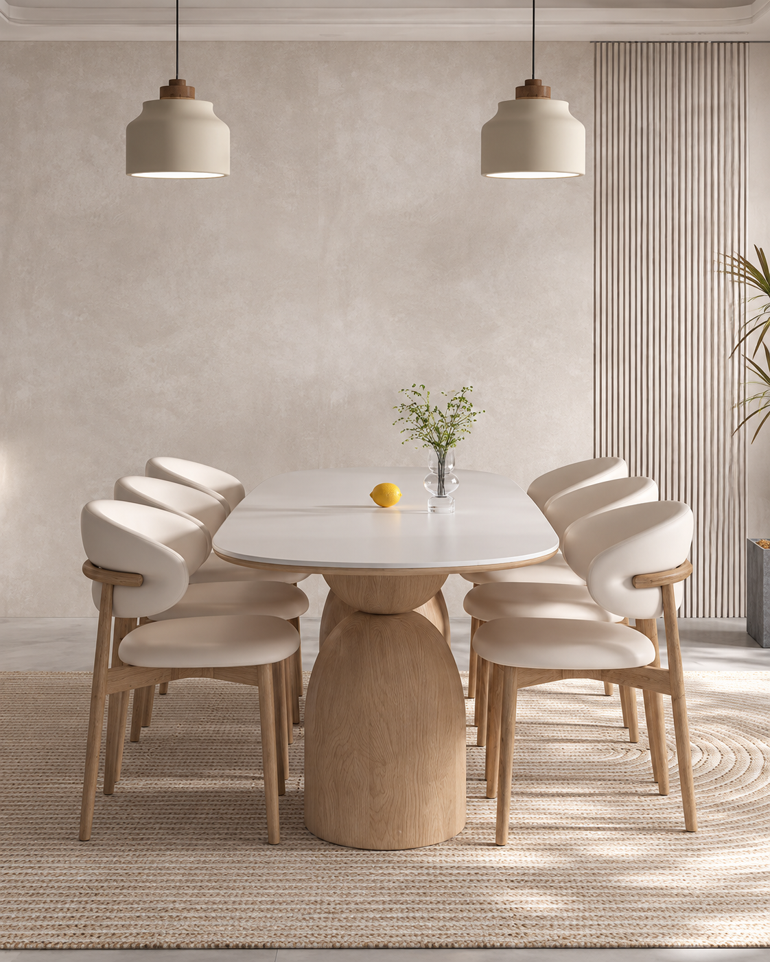 The Kiri Dining Table — Rock Slab