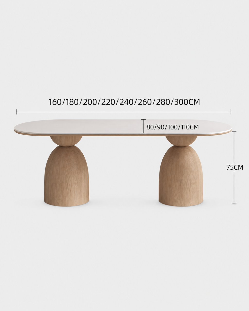The Kiri Dining Table — Rock Slab
