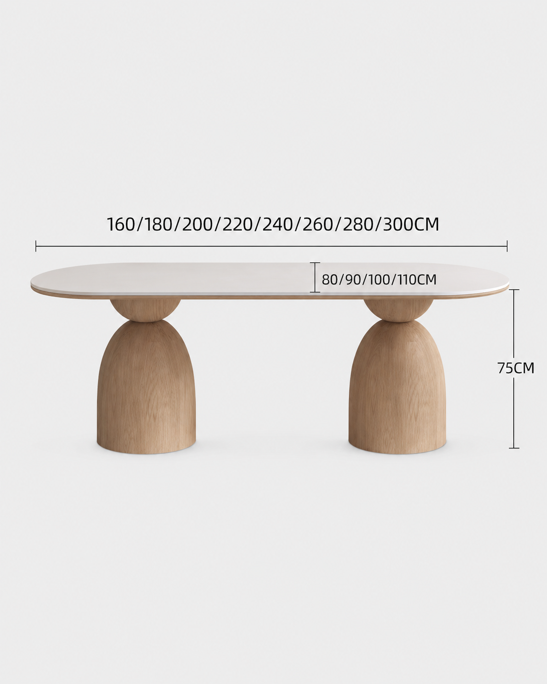 The Kiri Dining Table — Rock Slab