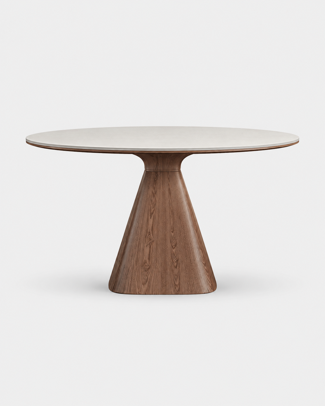 The Ensō Dining Table — Round Rock Slab