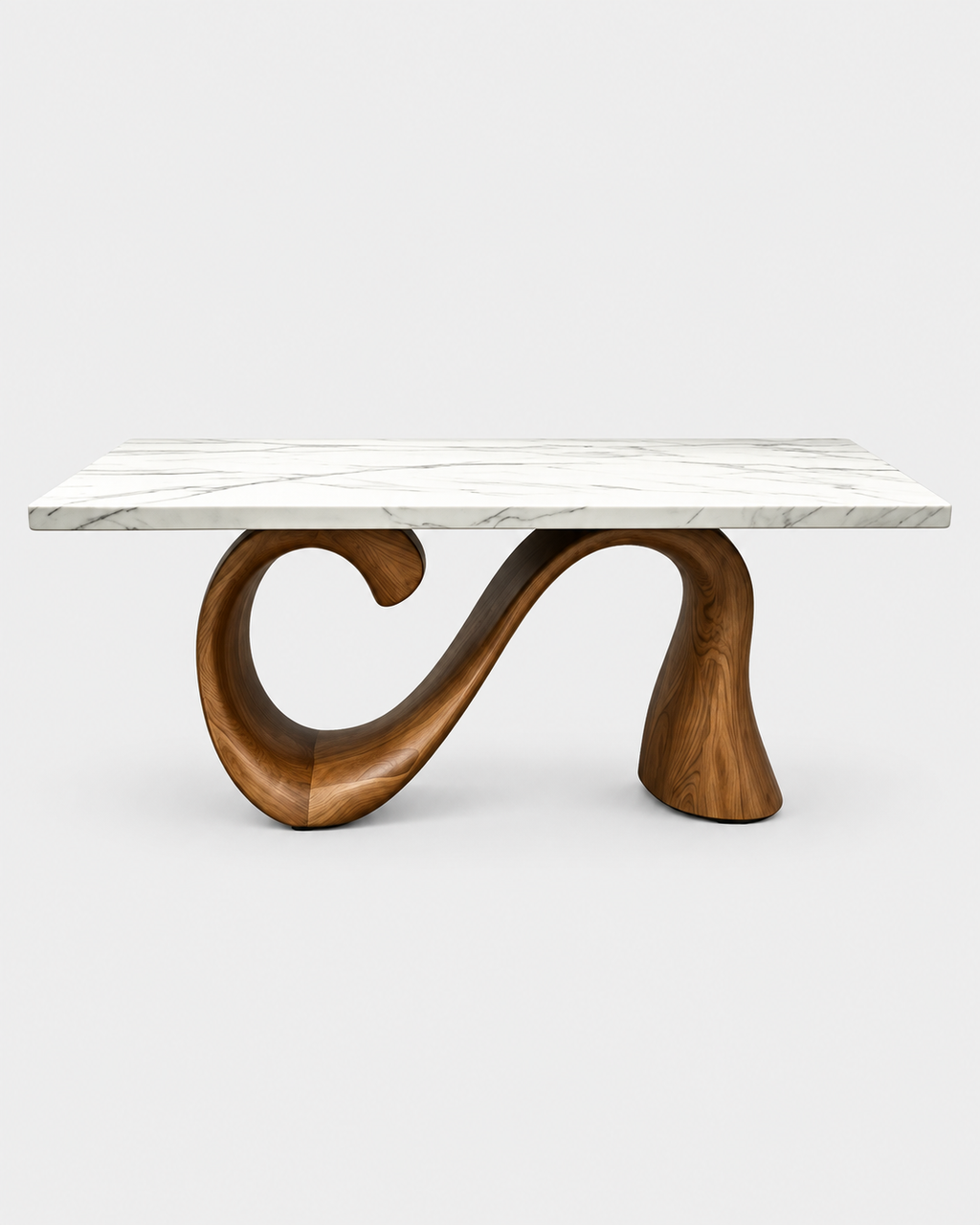 The Uzu Dining Table — Sculptural Base