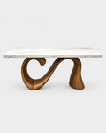 The Uzu Dining Table — Sculptural Base