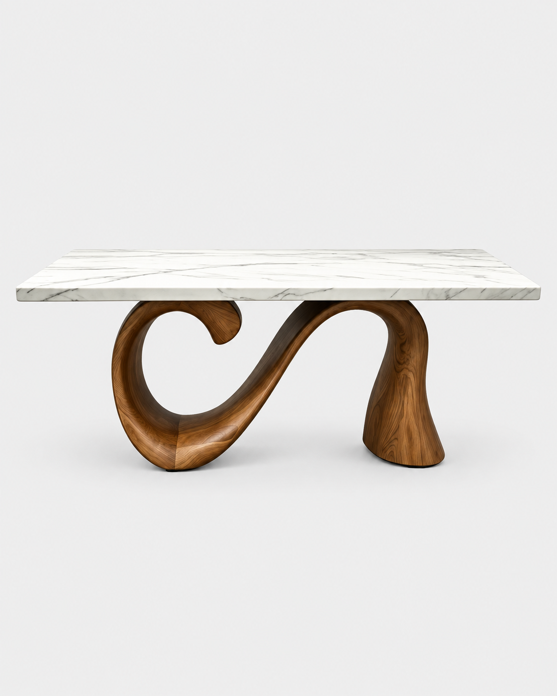 The Uzu Dining Table — Sculptural Base