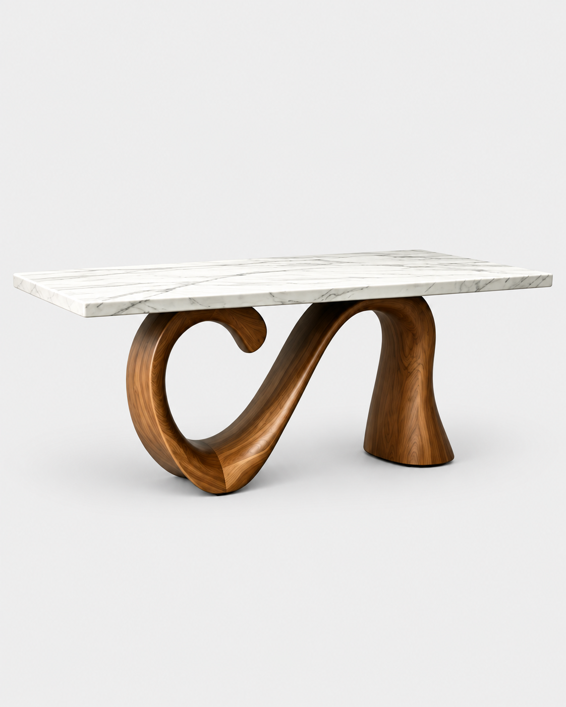 The Uzu Dining Table — Sculptural Base