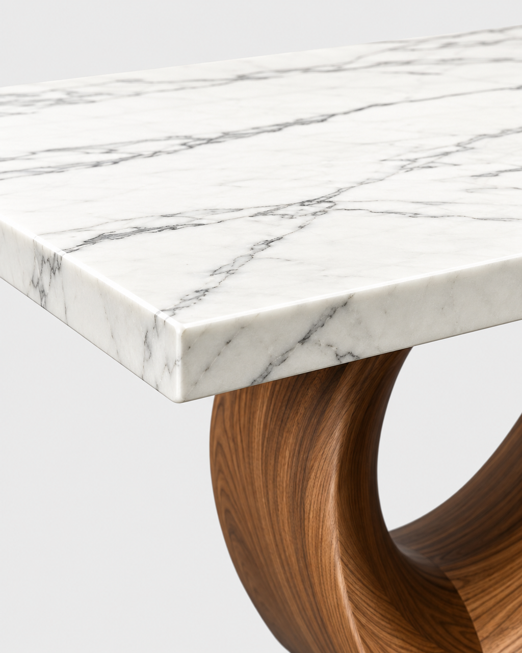 The Uzu Dining Table — Sculptural Base