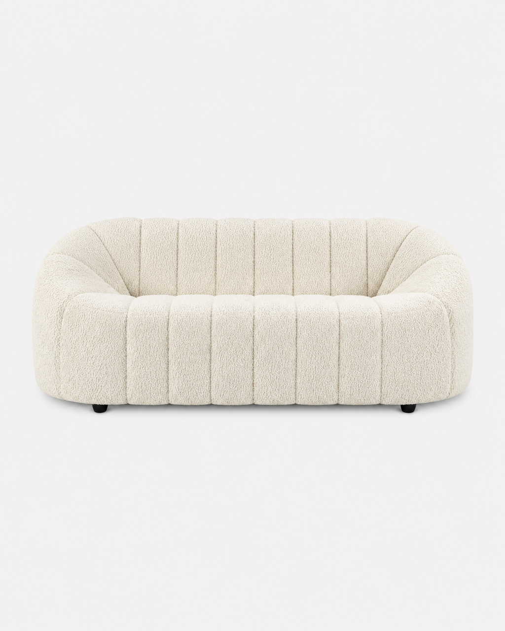 The Yuki Sofa — White Sherpa